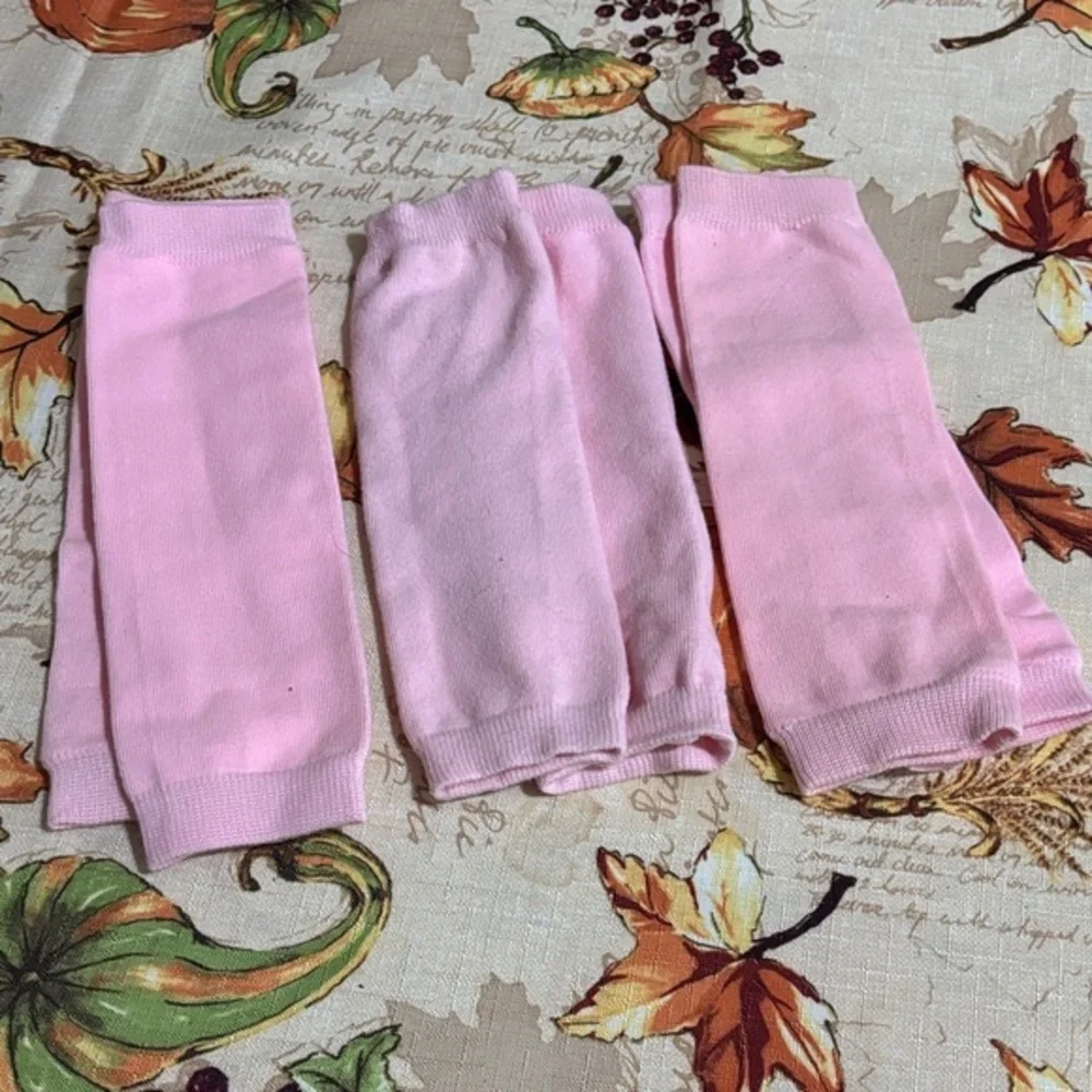 Bundle of 3 Pink Leg Warmers